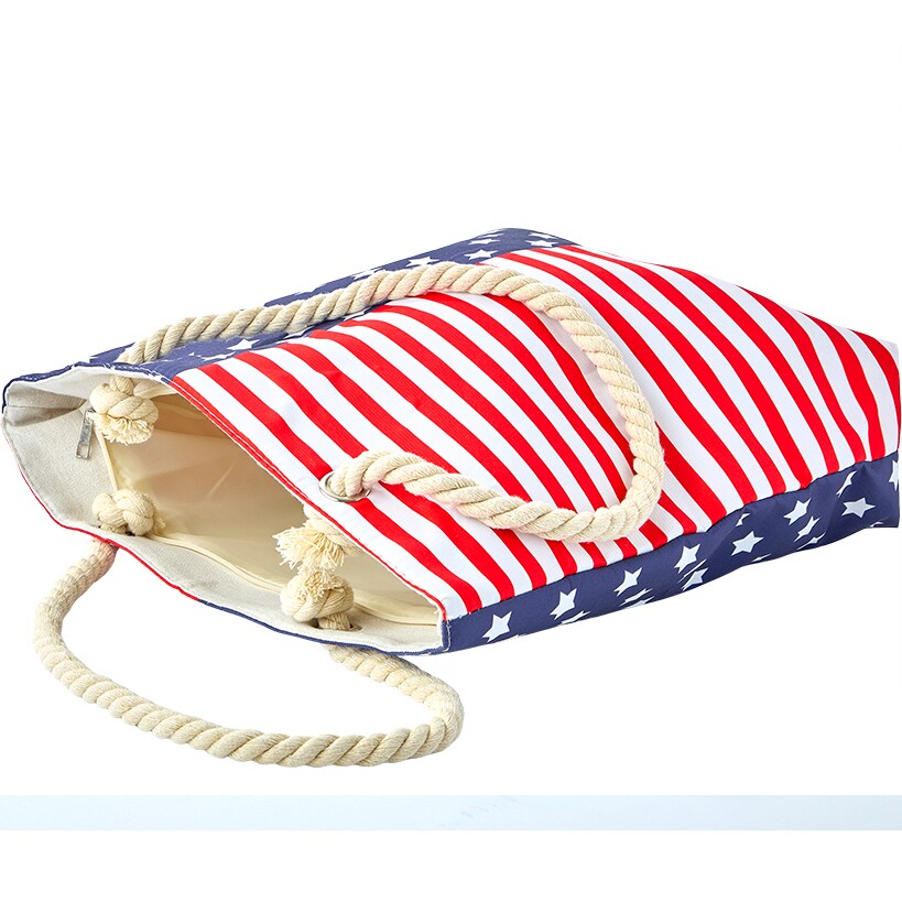 Americana Printed Tote Bag