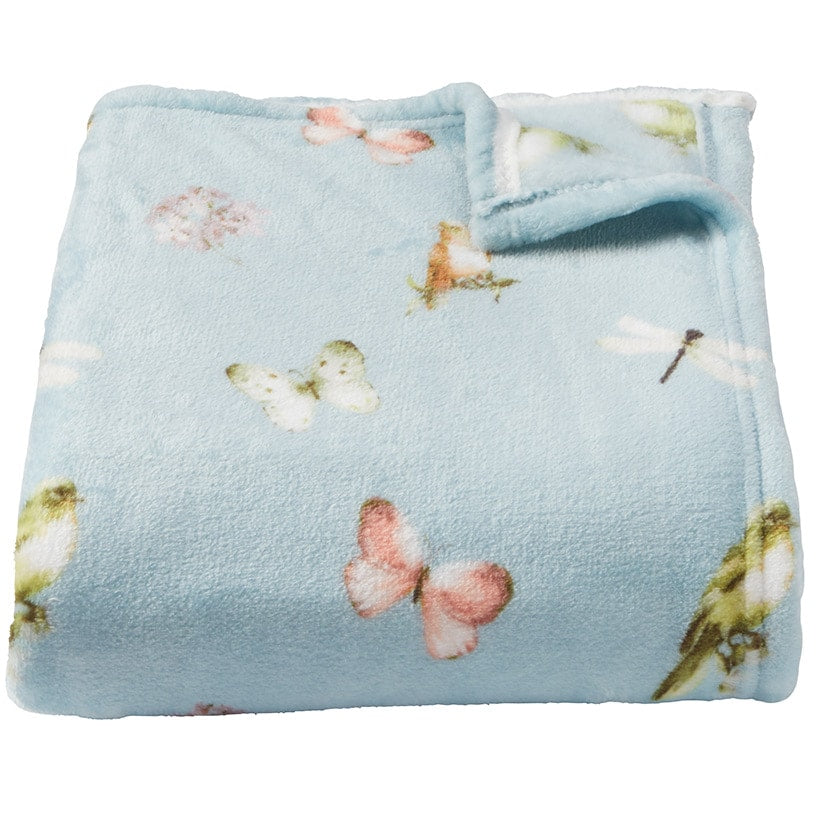 Birds and Butterflies Throw
