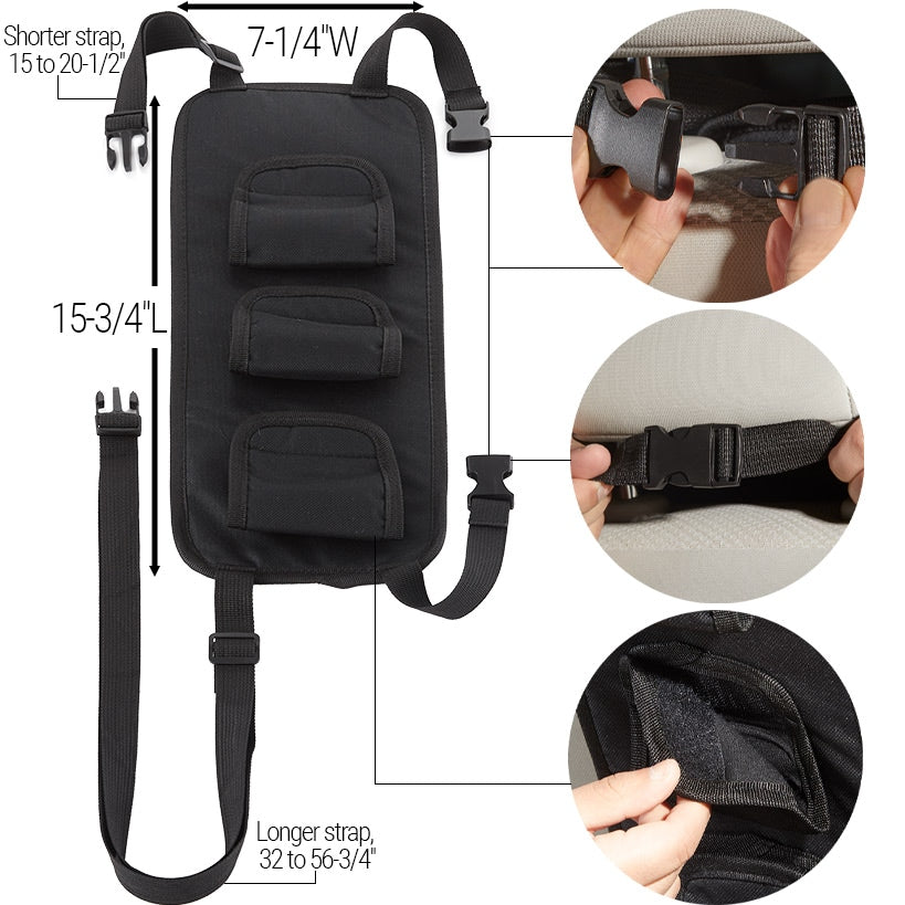 2-Pc. Backseat Fishing Rod Holder