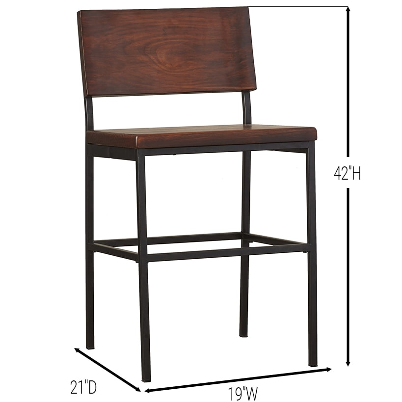 Sawyer Wood/Metal Bar Stools