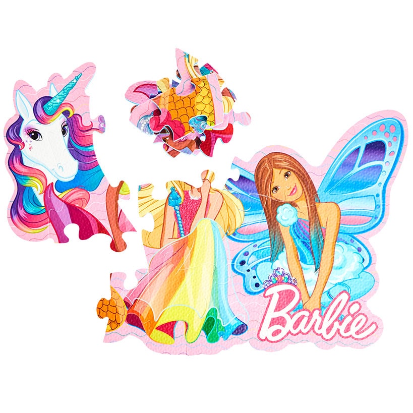 Barbie™ Kids' Fun Foam 28-Pc Puzzle with Princesses and Unicorn