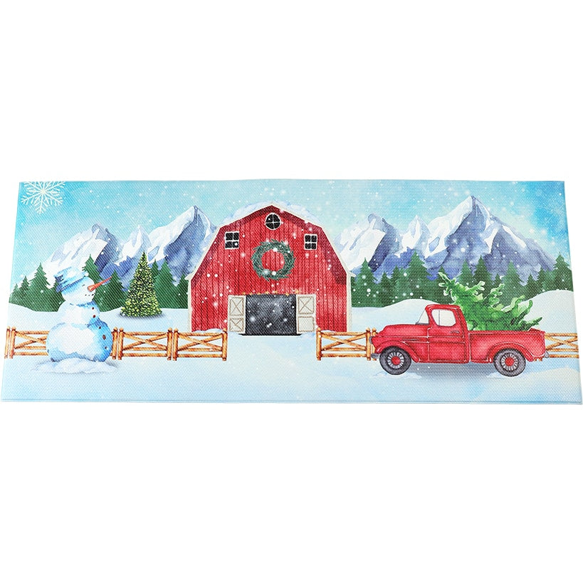 Kitchen Comfort Accent Rug or Runner Rug Barns and Bows