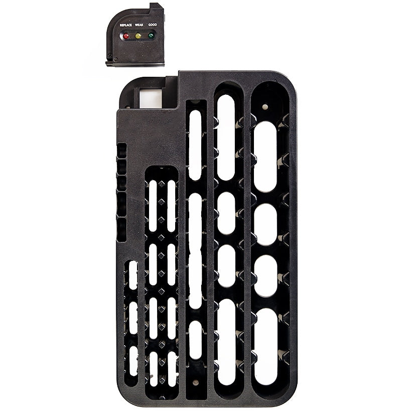 Battery Storage Container with Tester Checker
