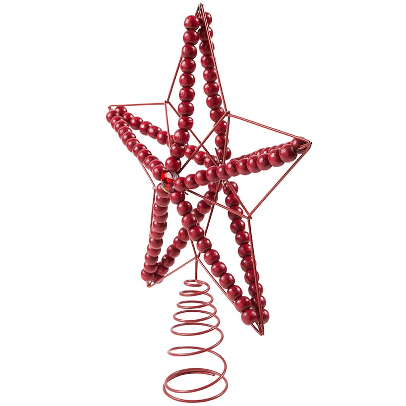 Beaded Star Tree Topper