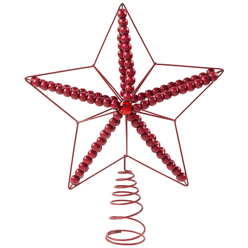 Beaded Star Tree Topper