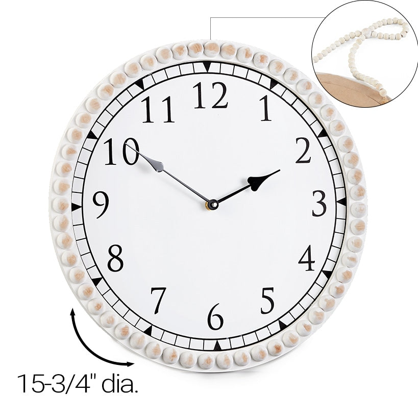 Farmhouse Beaded Clocks or Mirrors