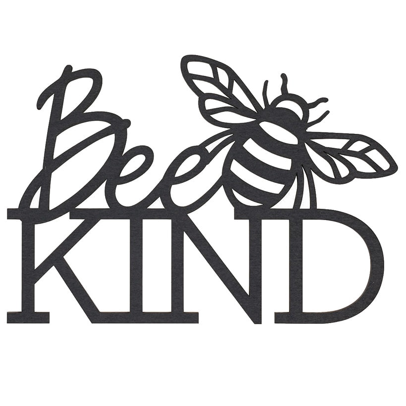 Bee Kind Wood Hanging Plaque