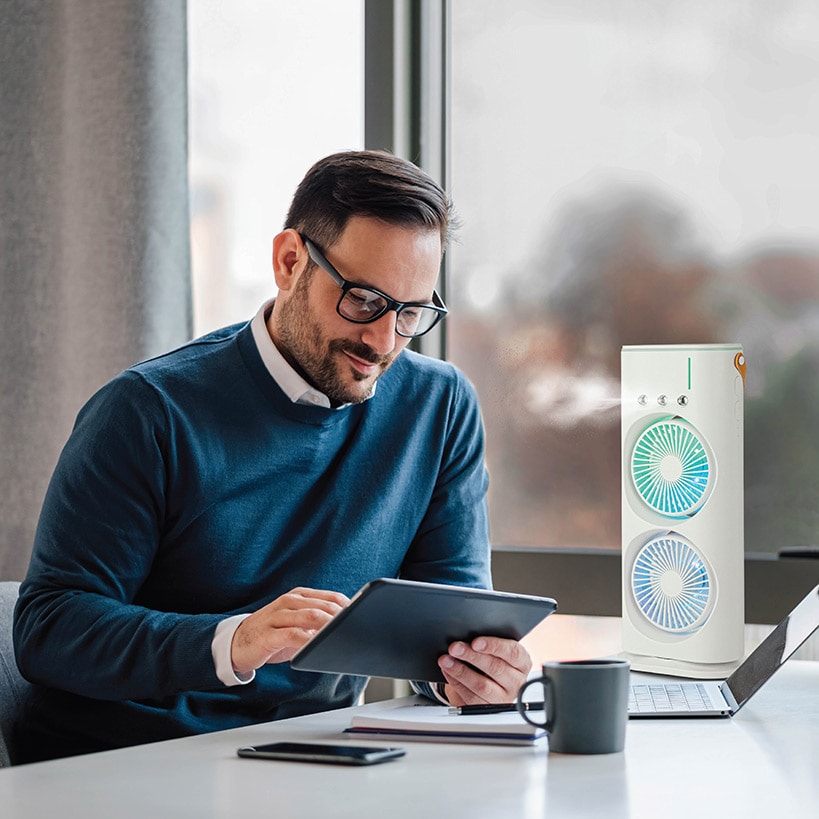 Bell+Howell® Dual Mist Fan