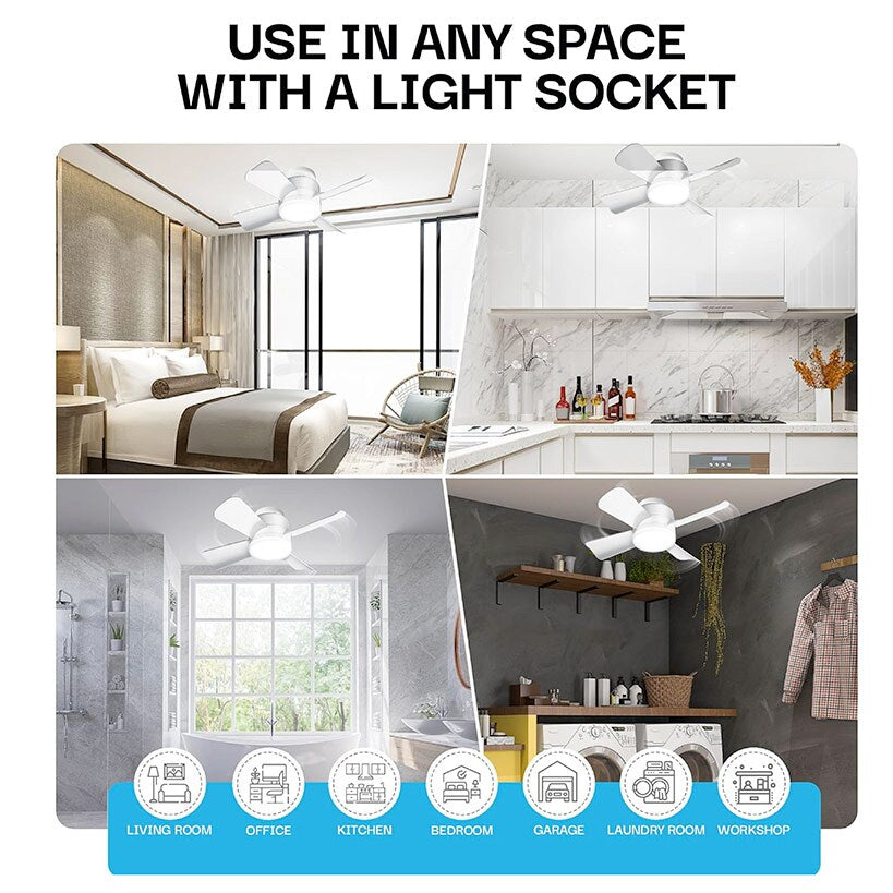 Bell+Howell® Socket Fan Light