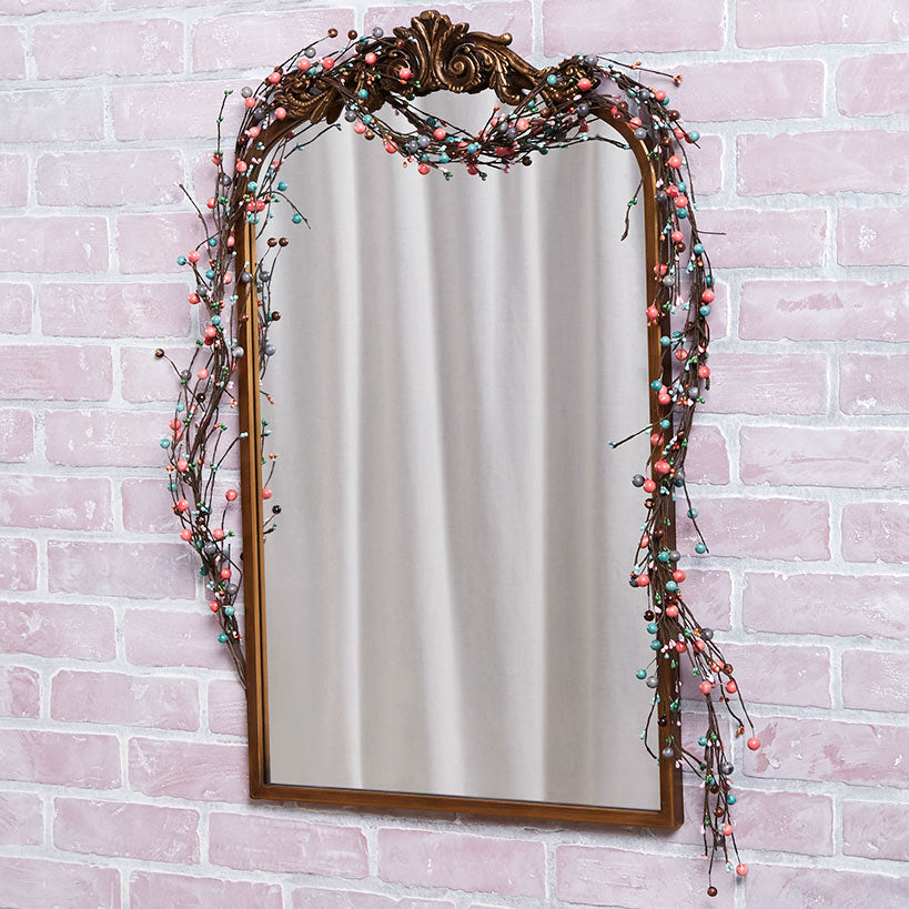 Colorful Country Berry Wreath, Garland or LED Candle