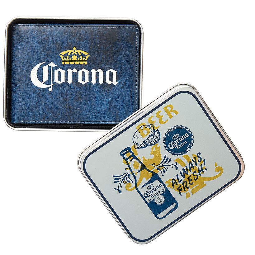 Men's Wallet in Gift Tin - Corona, Mickey Mouse, Modelo, or The Mandalorian