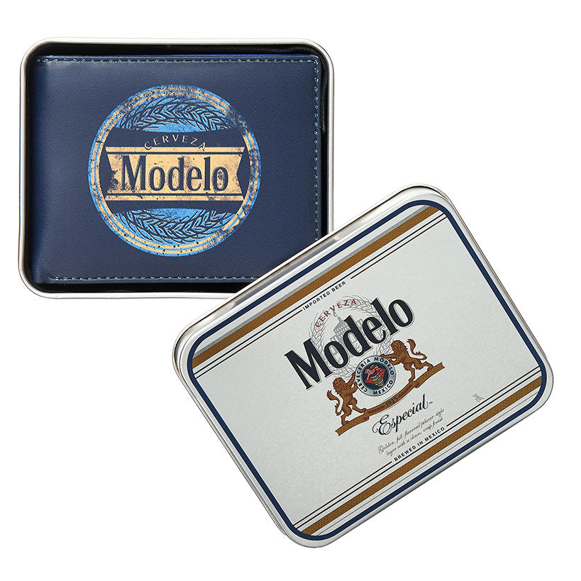 Men's Wallet in Gift Tin - Corona, Mickey Mouse, Modelo, or The Mandalorian
