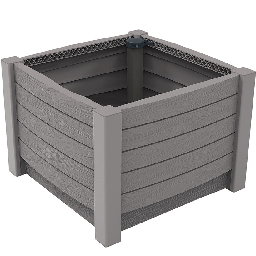 Grey Self-Watering Big Box Planter – No Level Indicator