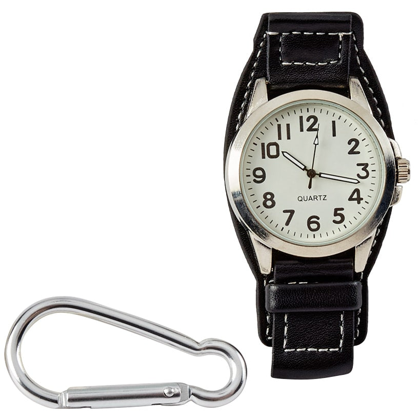 Pocket Watch with Carabiner Analog Watch