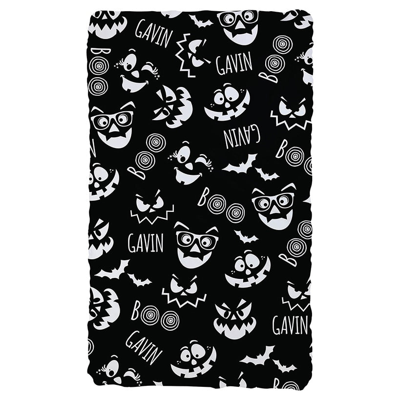 Personalized Halloween Plush Blanket