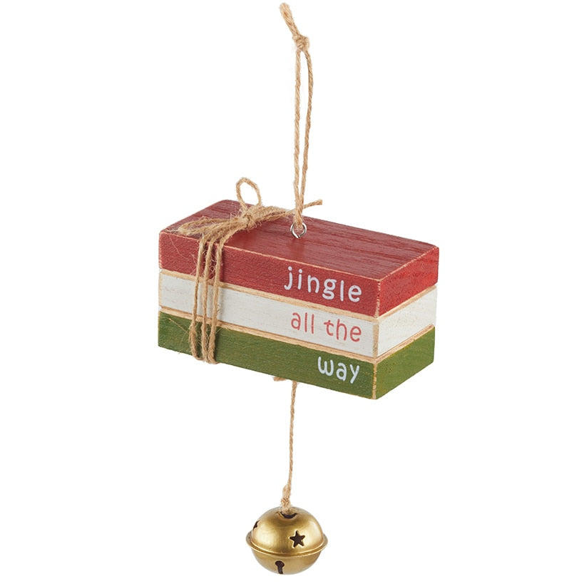 Farmhouse Book Plaque Ornaments