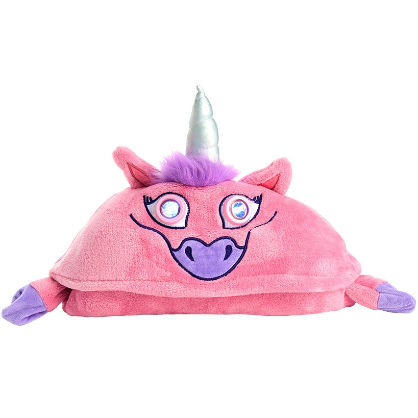 Bright Eyes™ Unicorn Blanket - Hooded Fleece with LED Eyes
