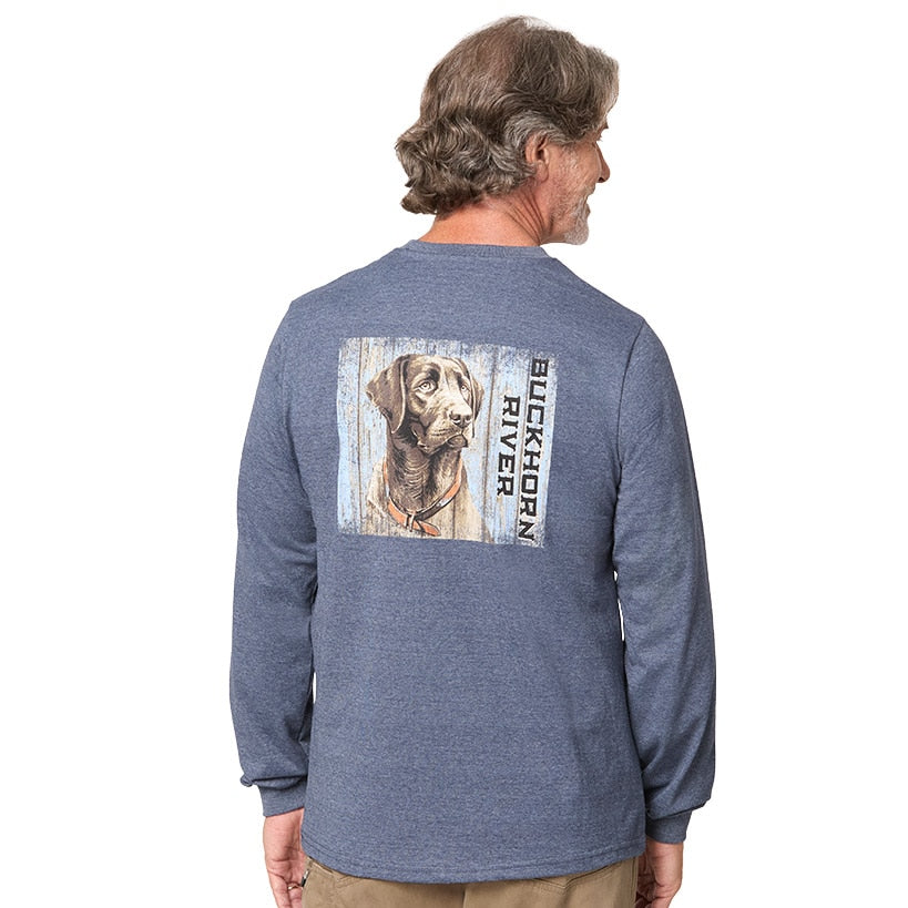 Men's Buckhorn River Americana Long Sleeve Graphic T-Shirt