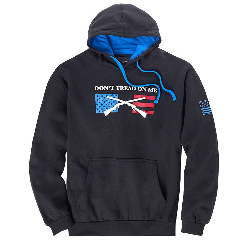 Men's Buckhorn River American Flag Hoodie