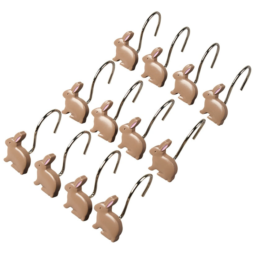 Bunnies and Bows Shower Curtain, Bath Rug, or Hooks