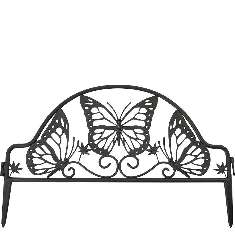Butterfly Garden Border Fence Edging -Set of 4