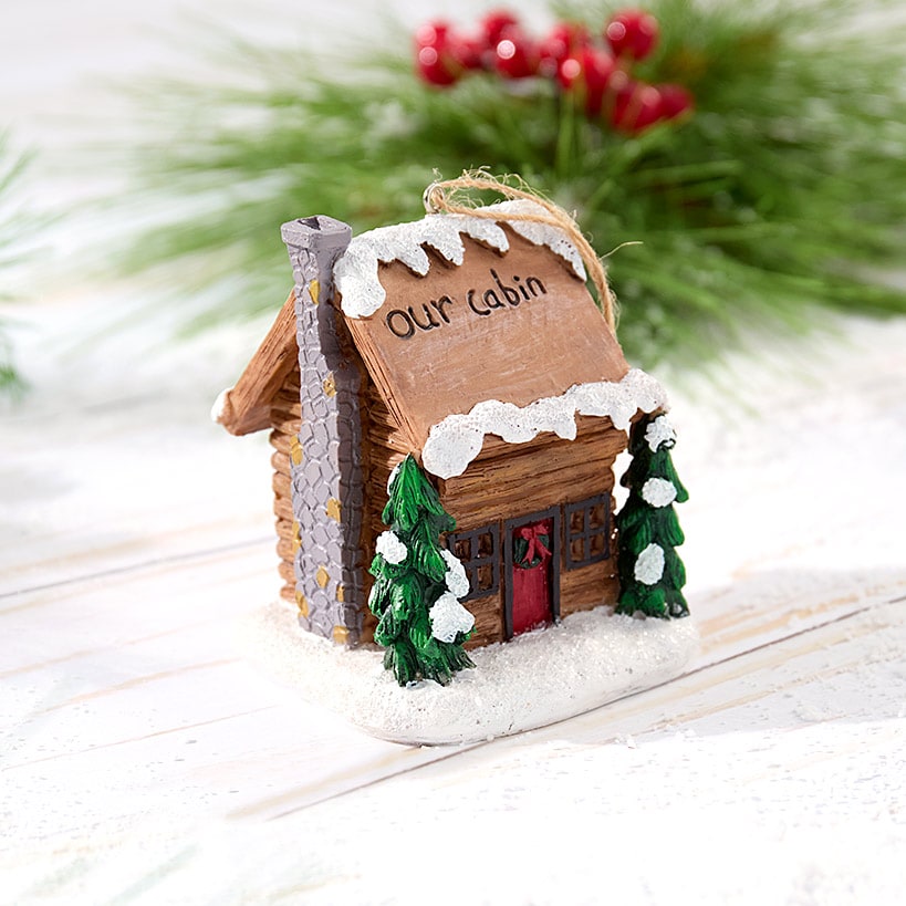 Cabin Ornament#select-ornament_our-cabin