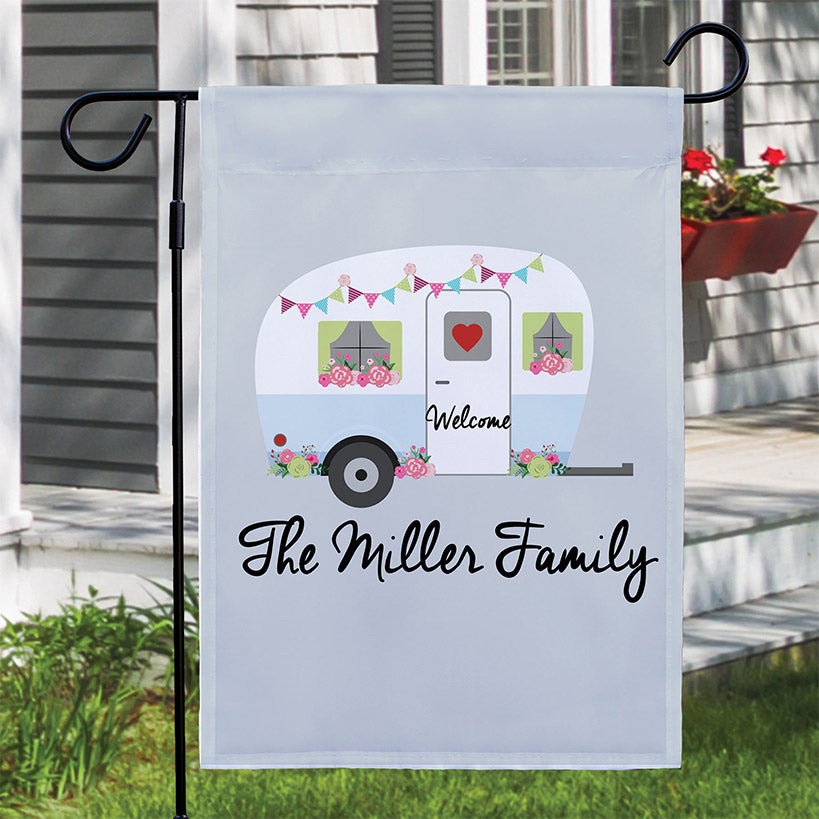 Personalized Camping Double-sided Garden Flag