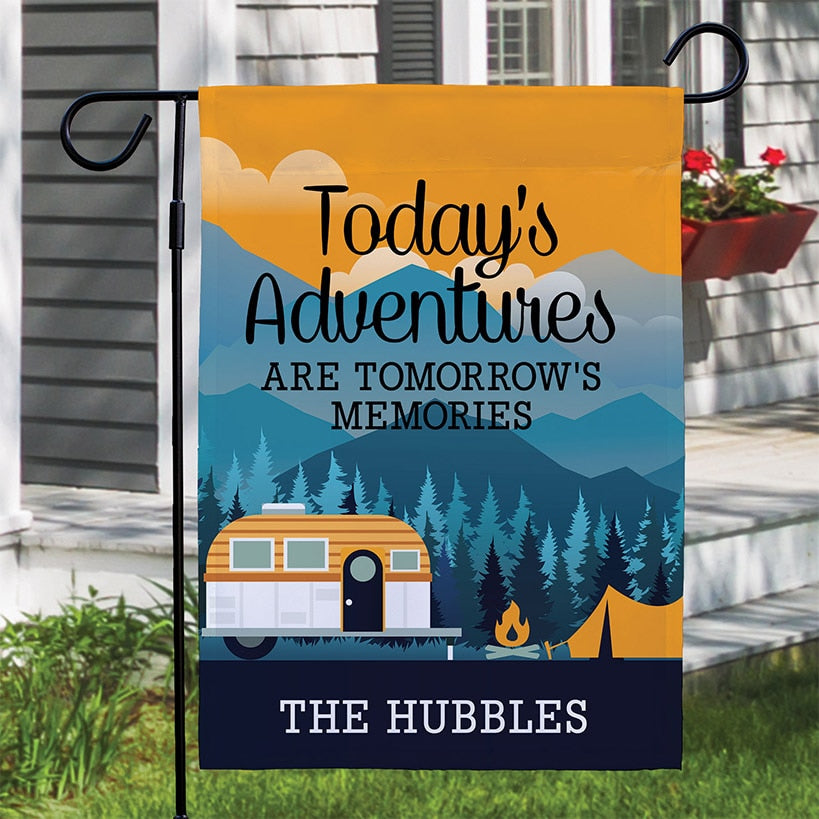 Personalized Camping Double-sided Garden Flag