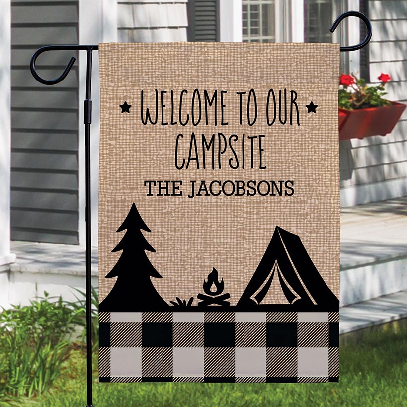 Personalized Camping Double-sided Garden Flag