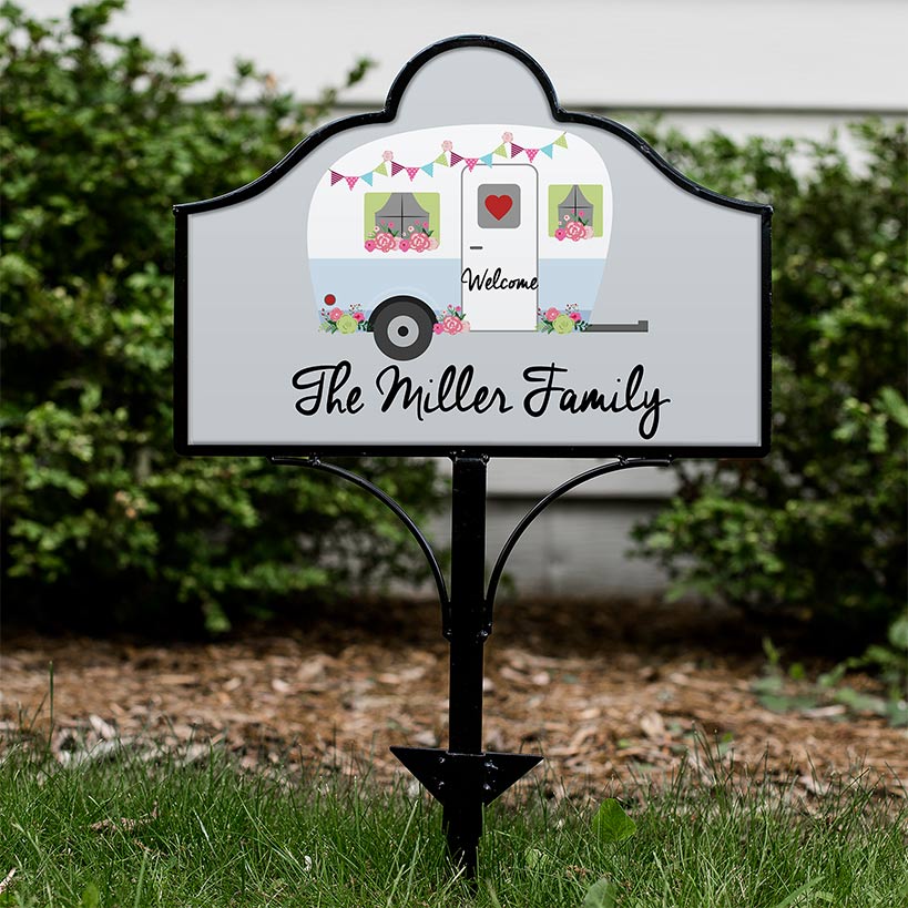 Personalized Camping Magnet Yard Sign