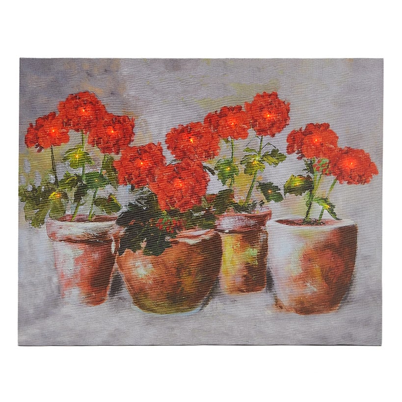 Lighted Indoor / Outdoor Canvas Wall Art