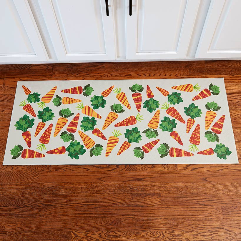 Spring Carrots Kitchen Comfort Runner Rug#select-rug_runner