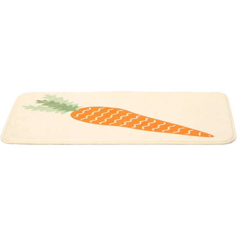 Spring Carrots Shower Curtain, Bath Rug, Hand Towels, Valance, or Hooks