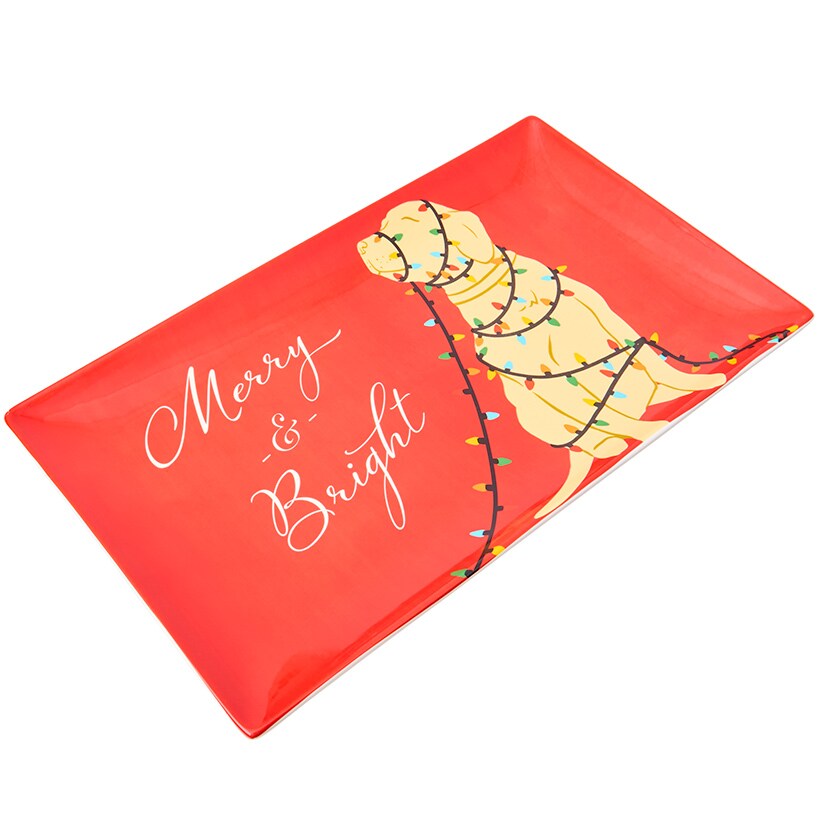 Merry Lights Set of 4 Mini Bowls or Ceramic Tray