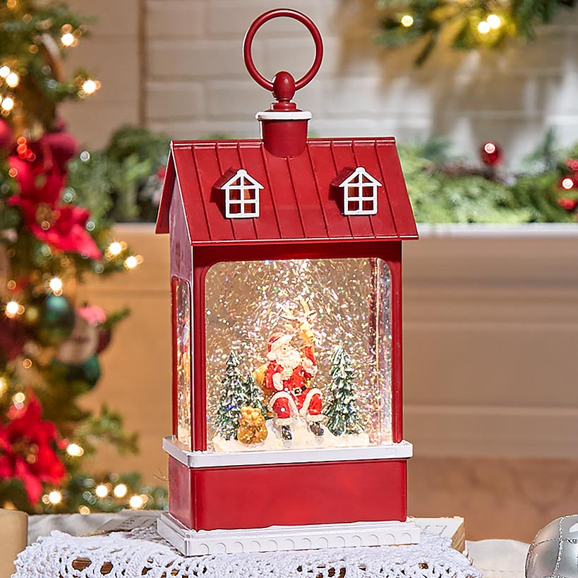 Christmas Lighted Snowing Decor