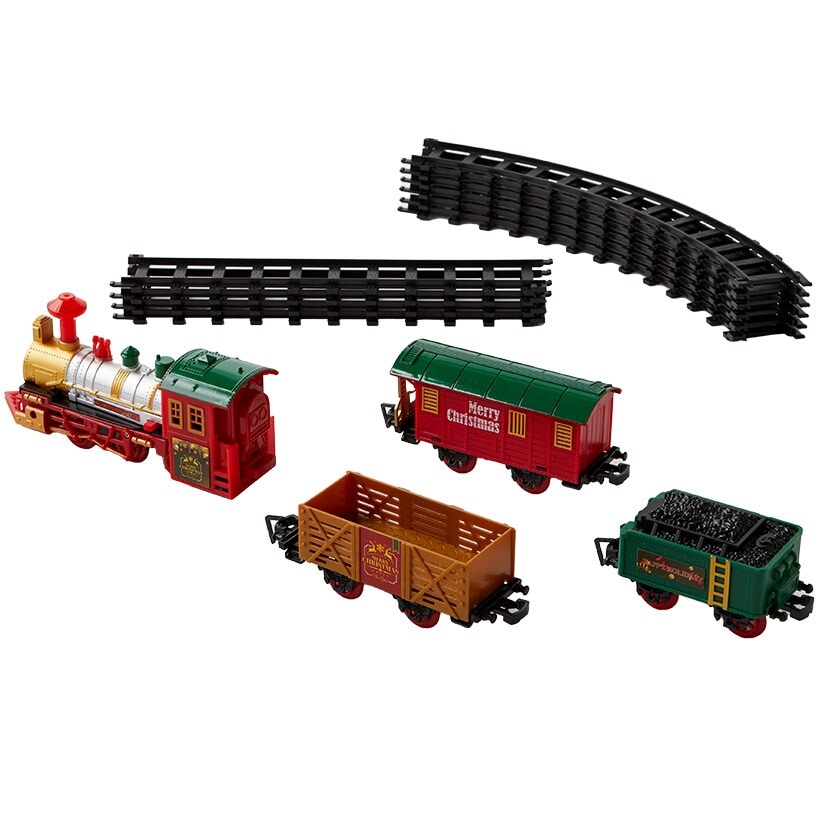 Christmas Lights & Sounds Train Playset