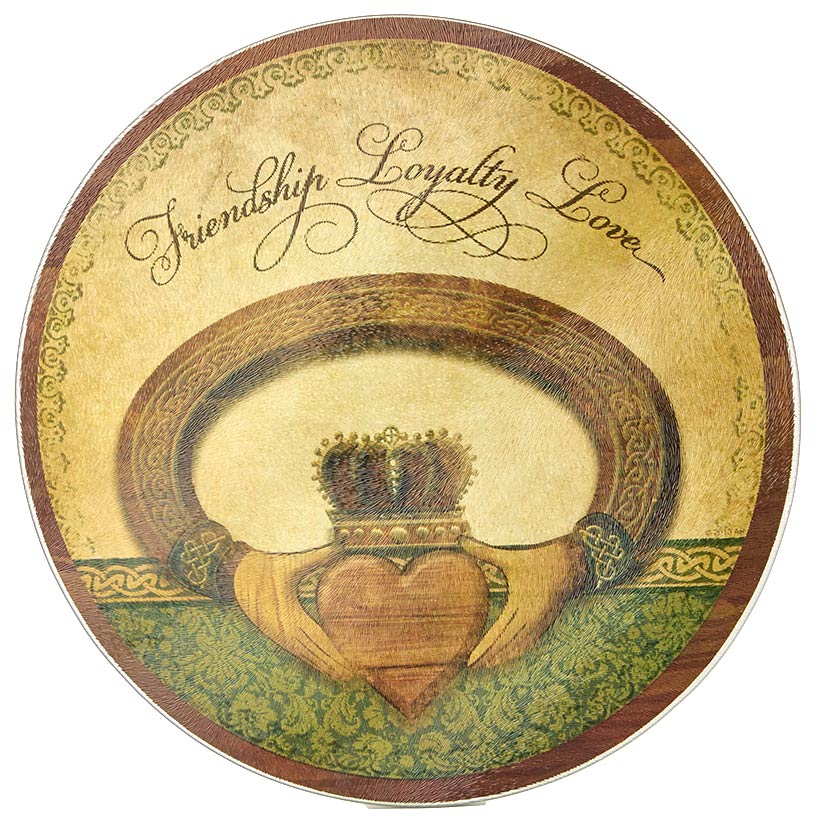 Celtic Irish Tableware - Kitchen Prayer Plaque, Cutting Board, Mug