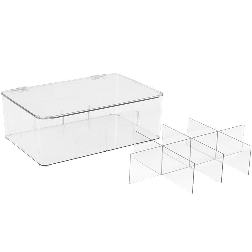 Adjustable 8-Compartment Storage Container
