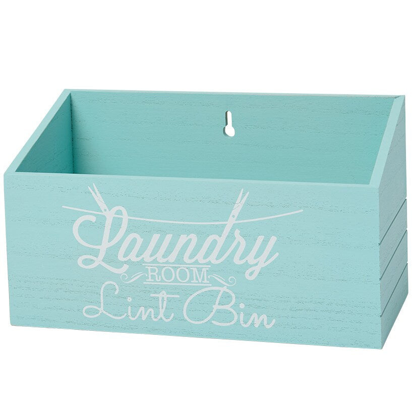 Country Blue Laundry Room - Magnets, Lint Bin, Sheet Bin, Sign, Bag