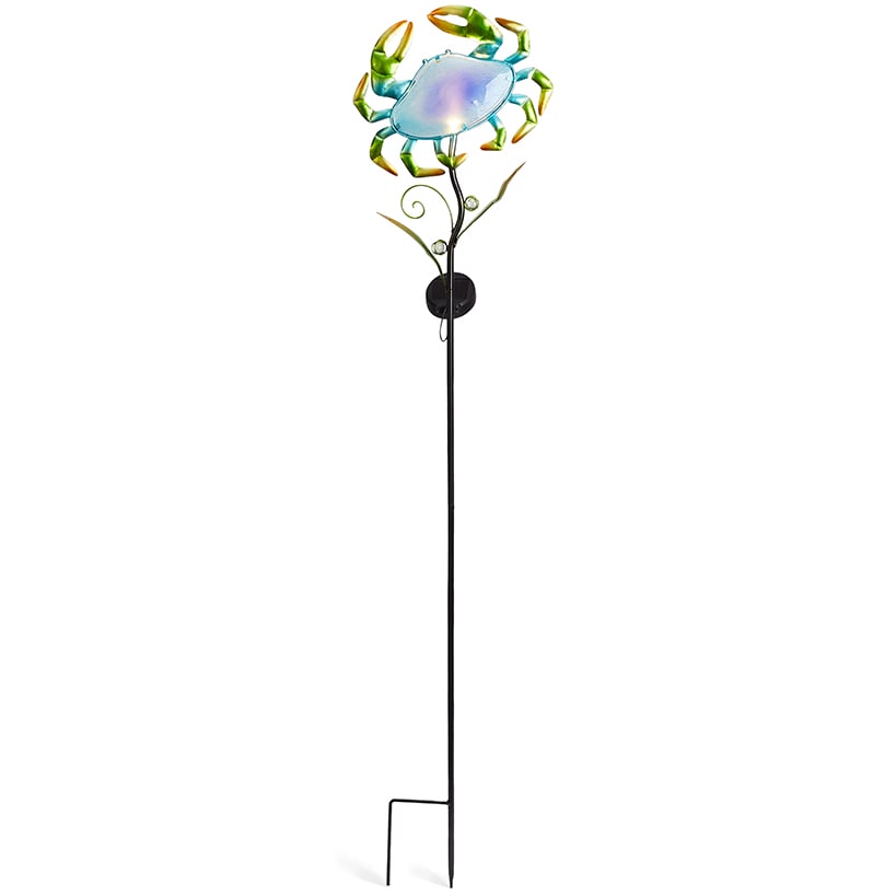 Coastal Sea Creature Solar Lighted Stake - Fish or Seahorse