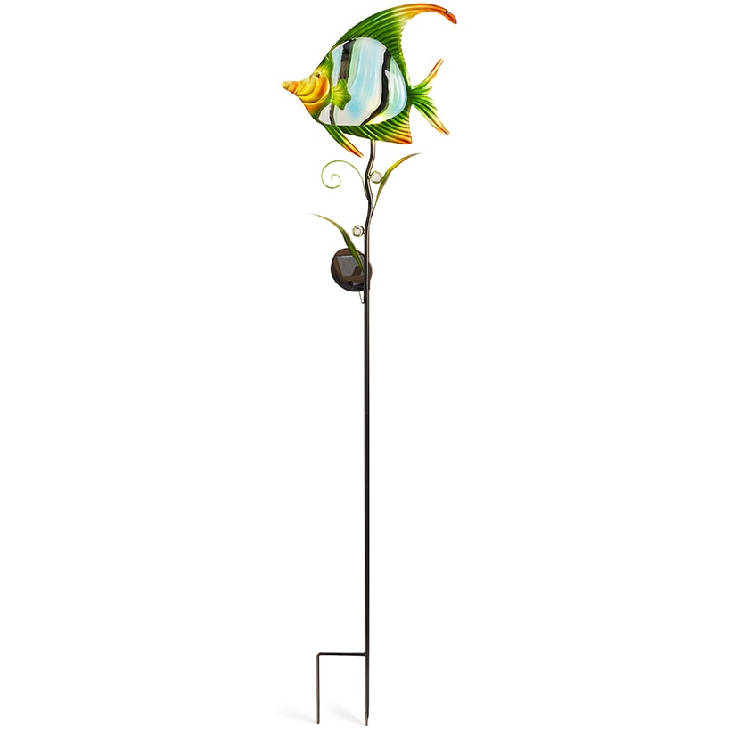 Coastal Sea Creature Solar Lighted Stake - Fish or Seahorse