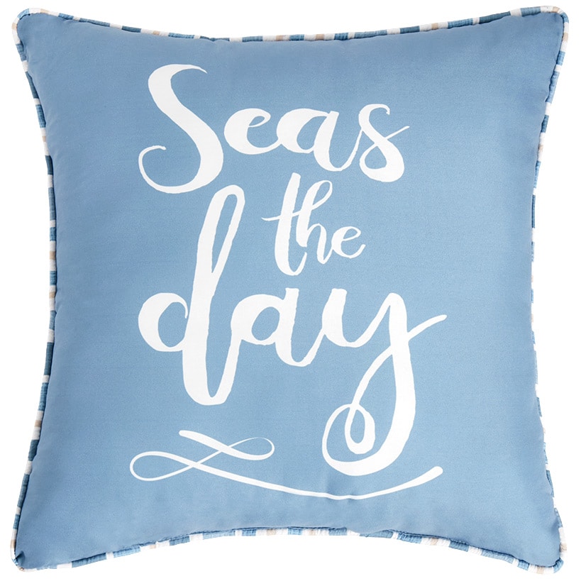 Coastal Stripe Full/Queen or King Comforter Set, Decorative Pillow