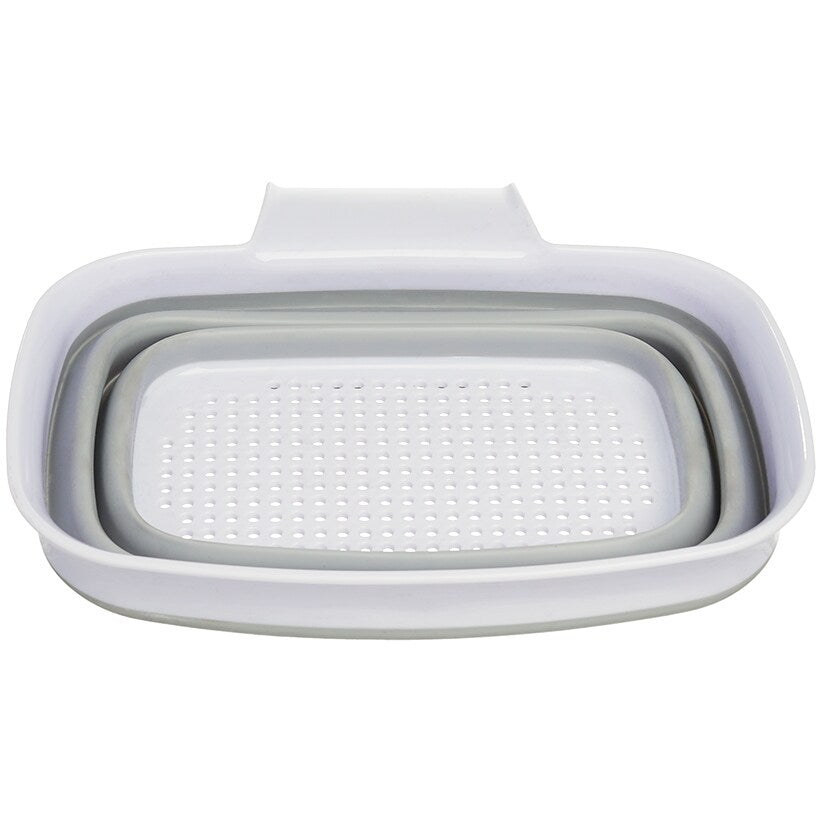Collapsible Colander with Strainer for Kitchen Sink