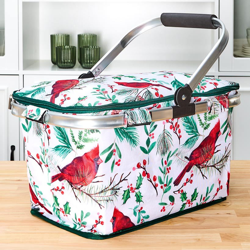 Festive Collapsible Storage Basket