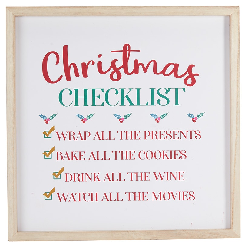 Checklist Wall Art
