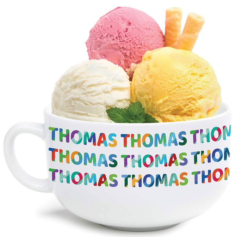 Personalized Colorful Bowls or Mug