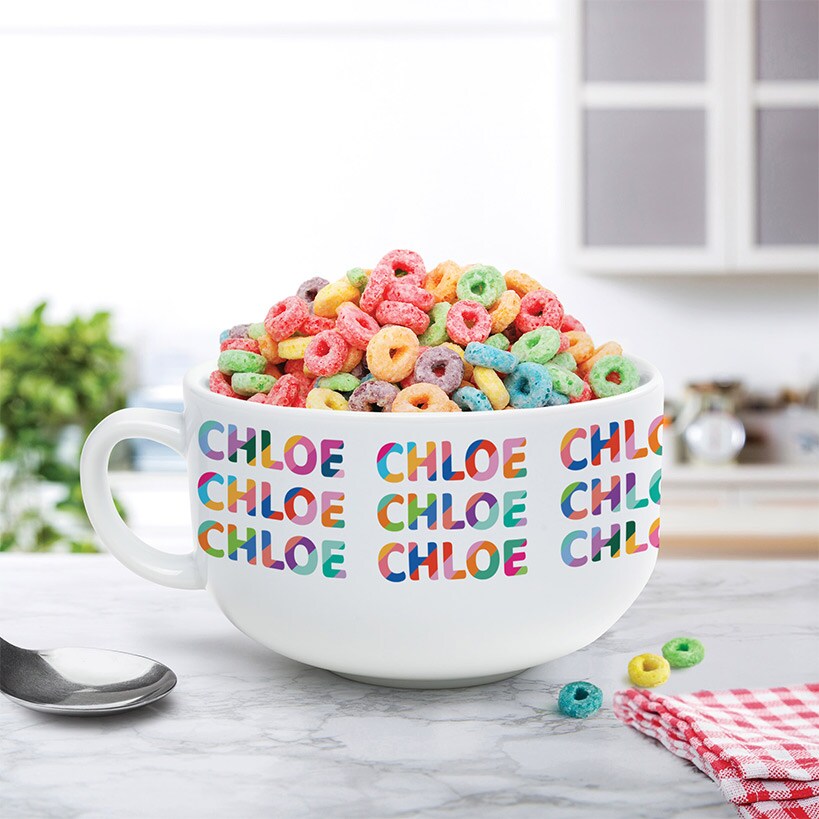 Personalized Colorful Bowls or Mug