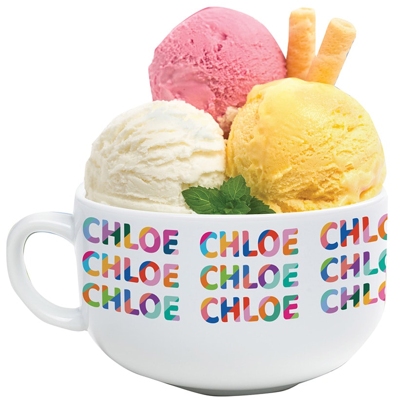 Personalized Colorful Bowls or Mug