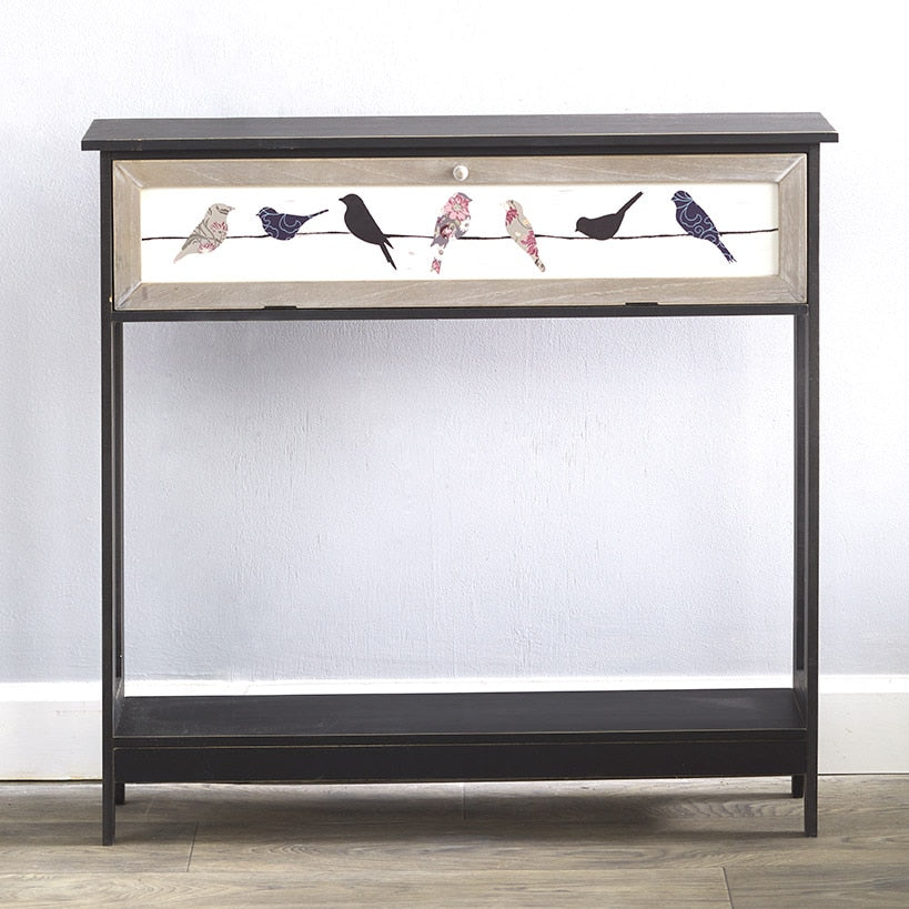 Bird Motif Console Table