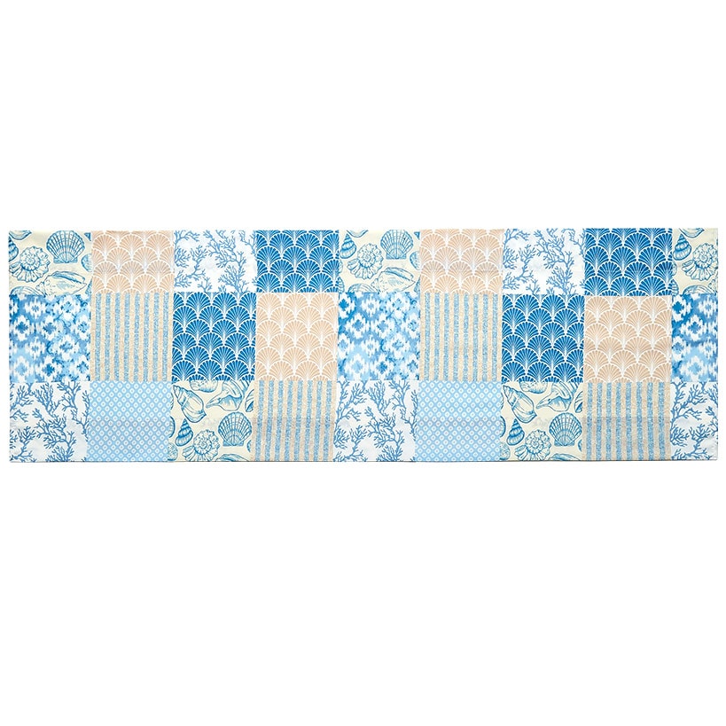Coral Patch Shower Curtain, Bath Rug, Hand Towels, Valance, or Hooks